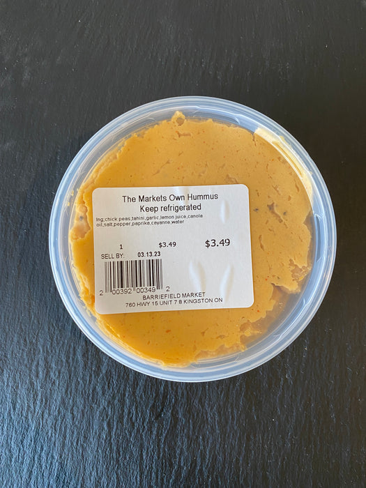 The Markets own Hummus, Tzatziki and Bruschetta