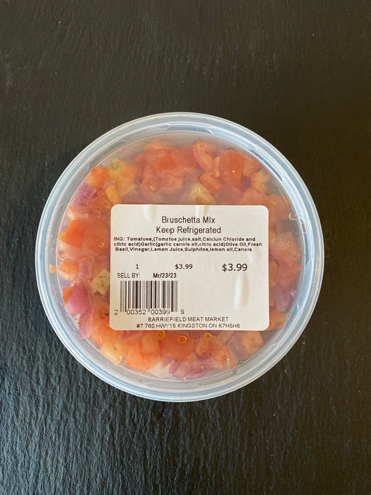 The Markets own Hummus, Tzatziki and Bruschetta