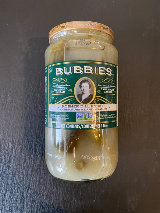 Bubbies Kosher Dill Pickles
